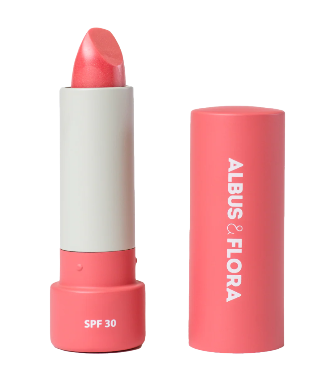 ALBUS & FLORA Lip Shield - Nourishing Lip Balm UVA***|UVB SPF30 4g - Colour Options.