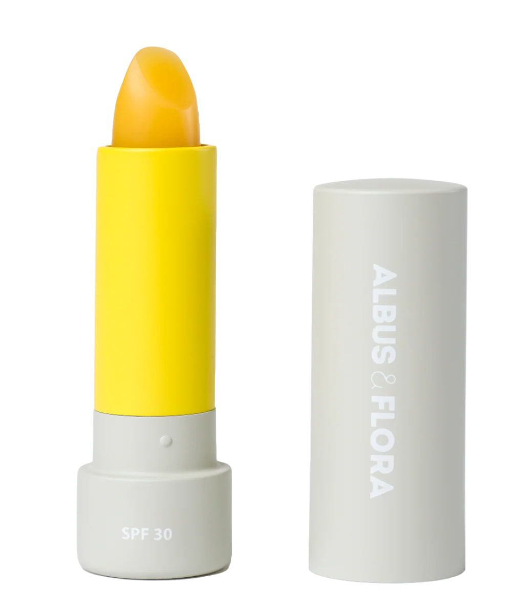 ALBUS & FLORA Lip Shield - Nourishing Lip Balm UVA***|UVB SPF30 4g - Colour Options.