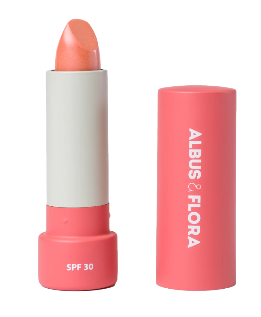 ALBUS & FLORA Lip Shield - Nourishing Lip Balm UVA***|UVB SPF30 4g - Colour Options.