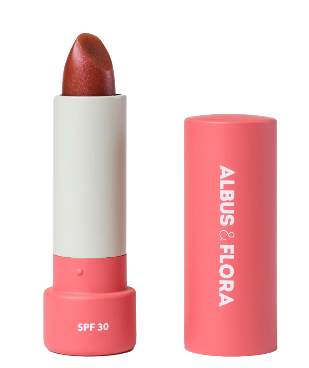 ALBUS & FLORA Lip Shield - Nourishing Lip Balm UVA***|UVB SPF30 4g - Colour Options.