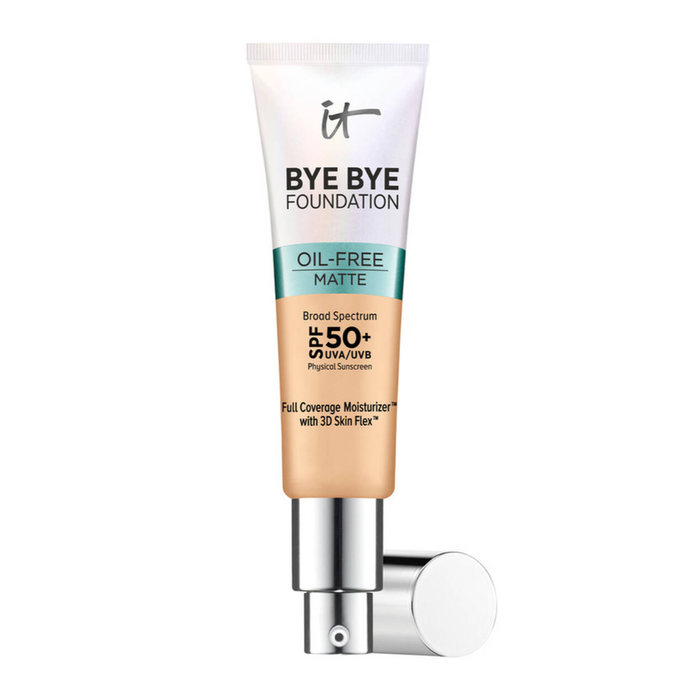 It Cosmetics Bye Bye Foundation Full Coverage Oil Free Matte Moisturizer with SPF 50+ 30ml - Medium