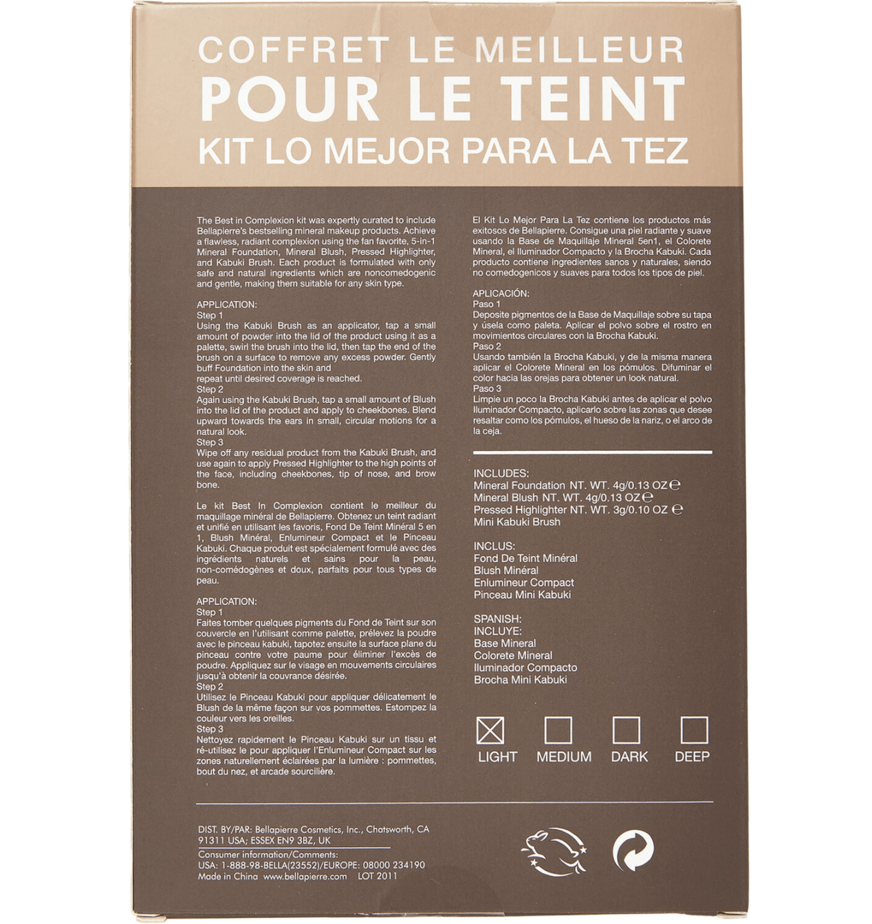 bellapierre Best in Complexion - Light - Bare Face Beauty