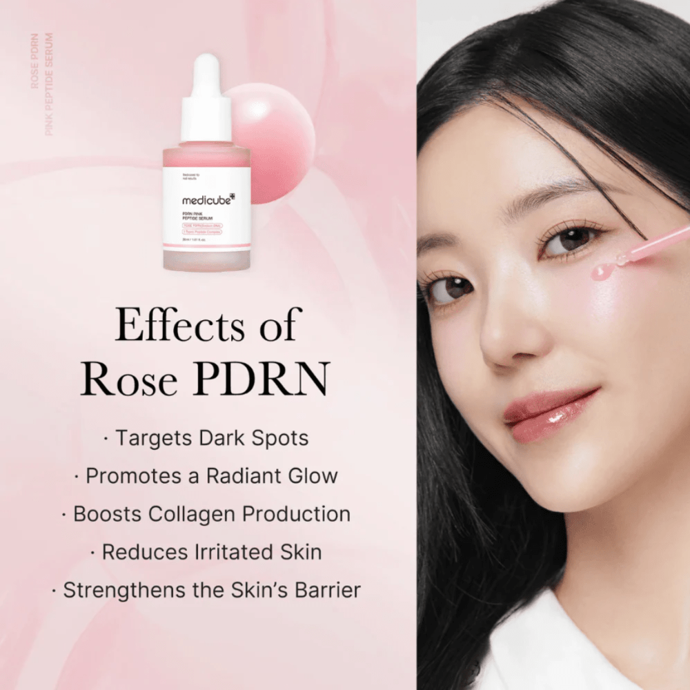 Medicube PDRN Pink Peptide Serum 30ml - Bare Face Beauty