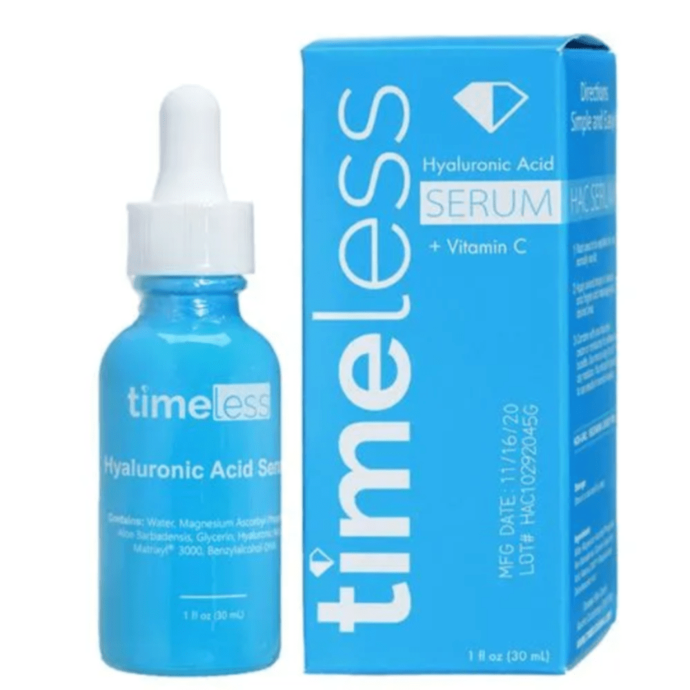 TIMELESS Hyaluronic + Vit C + Matrixyl Serum 30ml (1 fl oz) - Bare Face Beauty