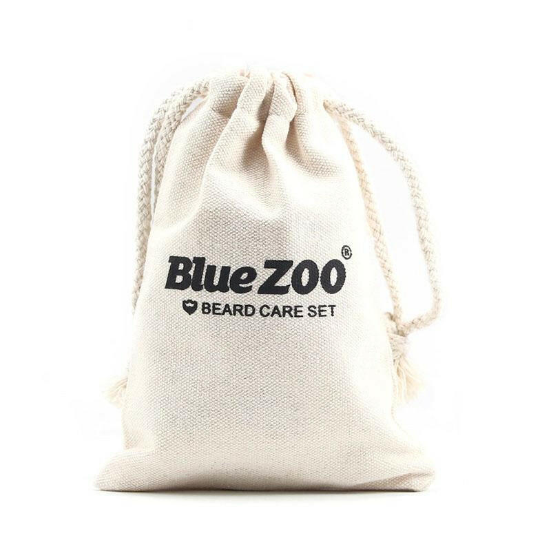 Blue ZOO 100% Natural Organic Beard Grooming Kit - UK Stock - Bare Face Beauty