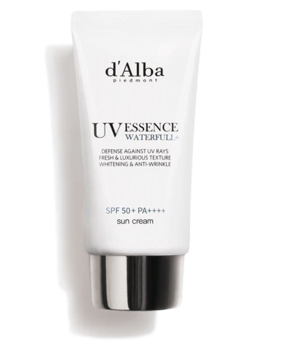 d'Alba PIEDMONT - Waterfull Essence Sun Cream SPF50+ PA++++ 50ml - Bare Face Beauty