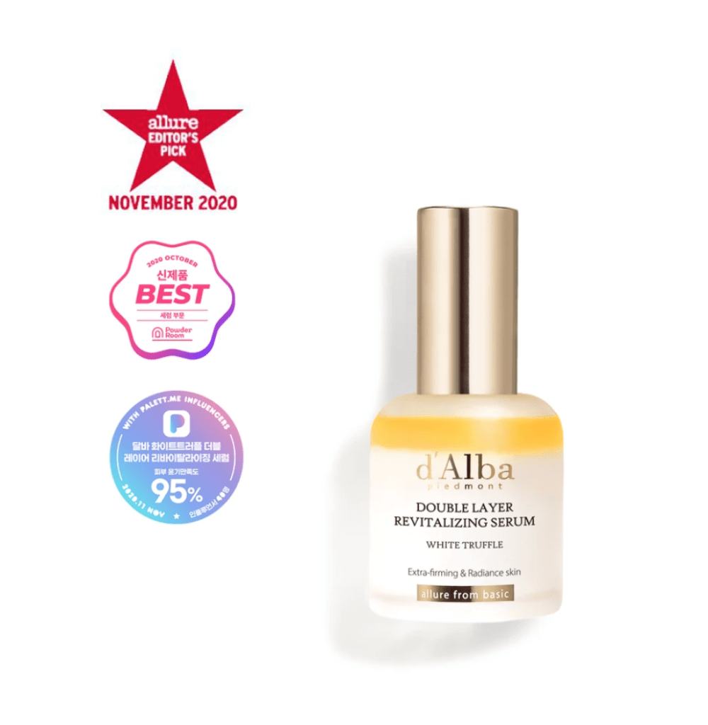 d'Alba PIEDMONT - White Truffle Double Layer Revitalizing Serum 30ml - Bare Face Beauty