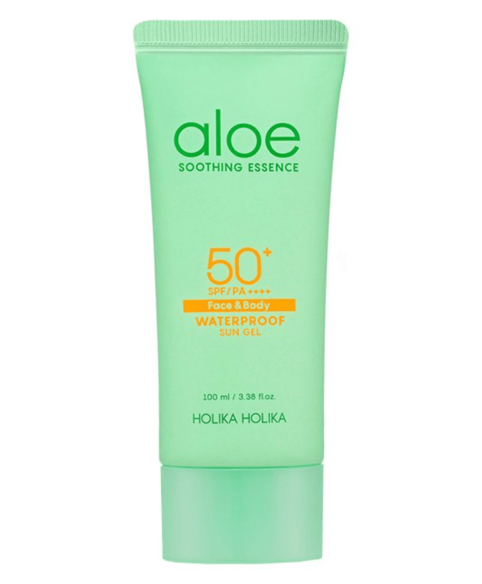 Holika Holika - Aloe Waterproof Sun Gel SPF50+ PA++++ 100ml - Bare Face Beauty