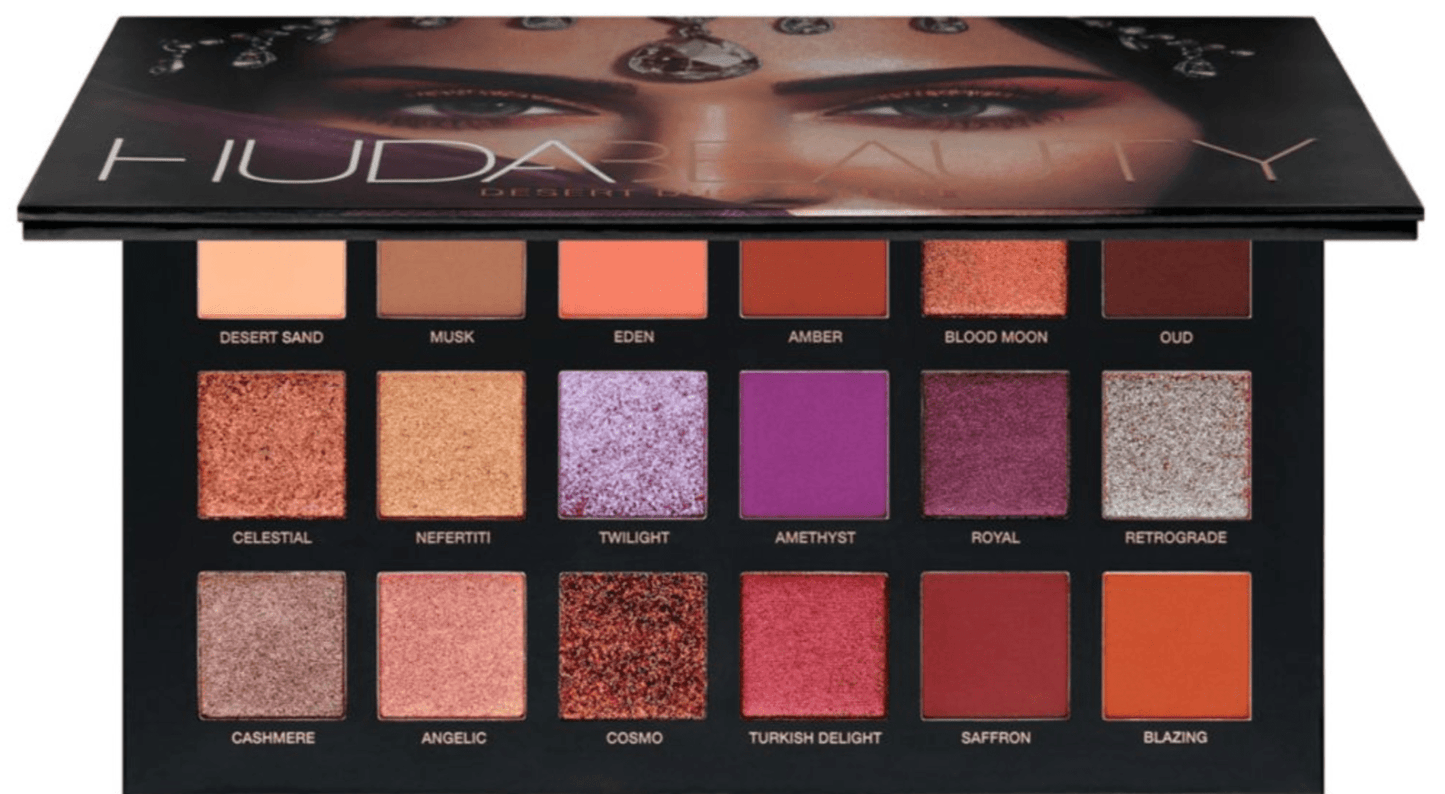 Huda Beauty Eyeshadow Palette Desert Dusk - Bare Face Beauty