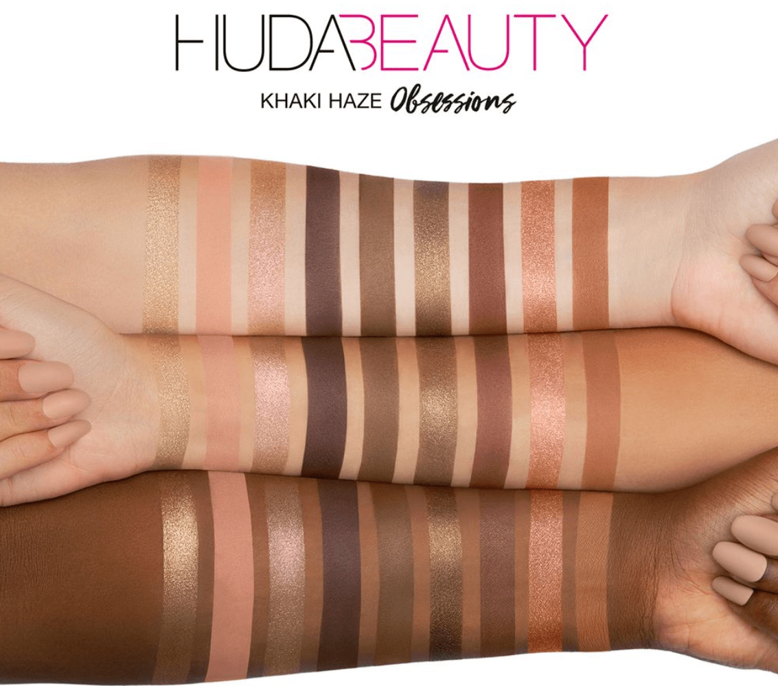 Huda Beauty Khaki Haze Obsessions Palette - Bare Face Beauty