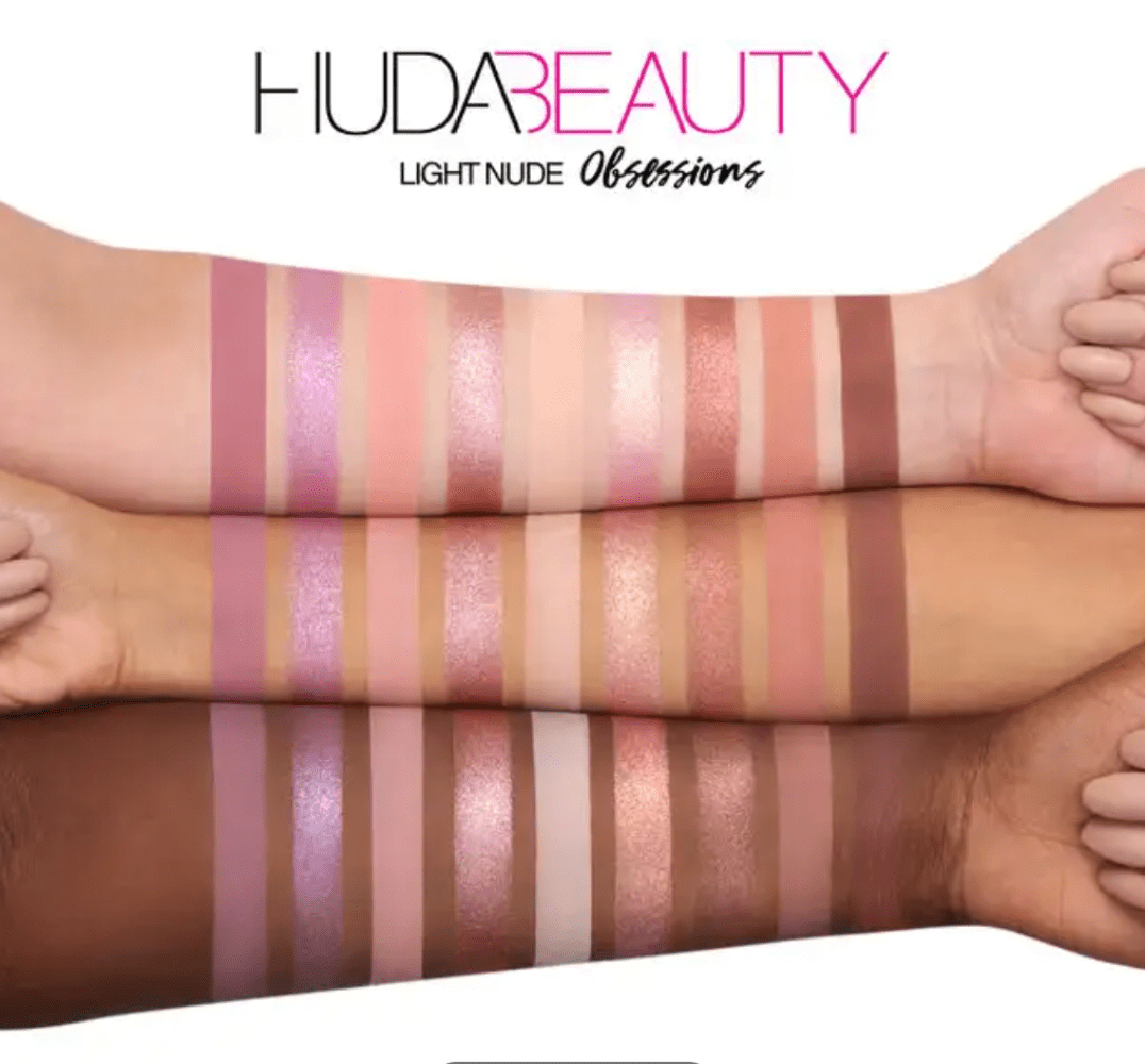 Huda Beauty Light Nude Obsessions Palette - Bare Face Beauty