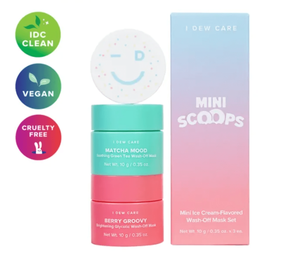 I DEW CARE - Mini Scoops Wash-Off Mask Set.