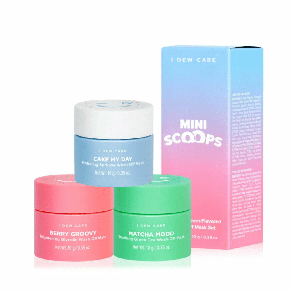 I DEW CARE - Mini Scoops Wash-Off Mask Set.