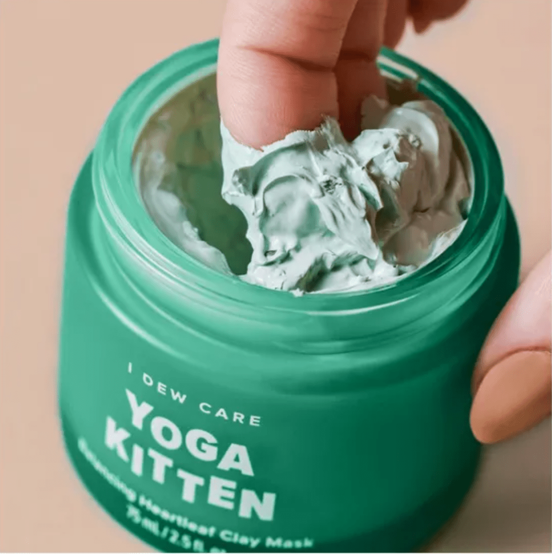 I DEW CARE - Yoga Kitten Balancing Heatleaf Clay Mask.