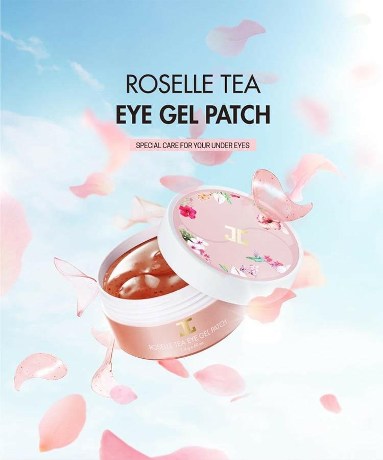 JAYJUN Green Tea / Roselle Hydrogel Eye Gel Patch 60pcs - Bare Face Beauty