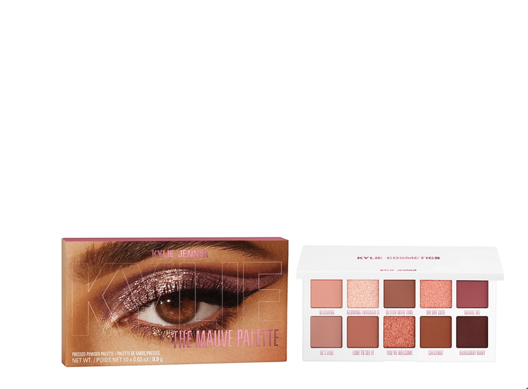 Kylie Cosmetics Kyshadow Pressed Powder Palettes - The Mauve Palette - Bare Face Beauty