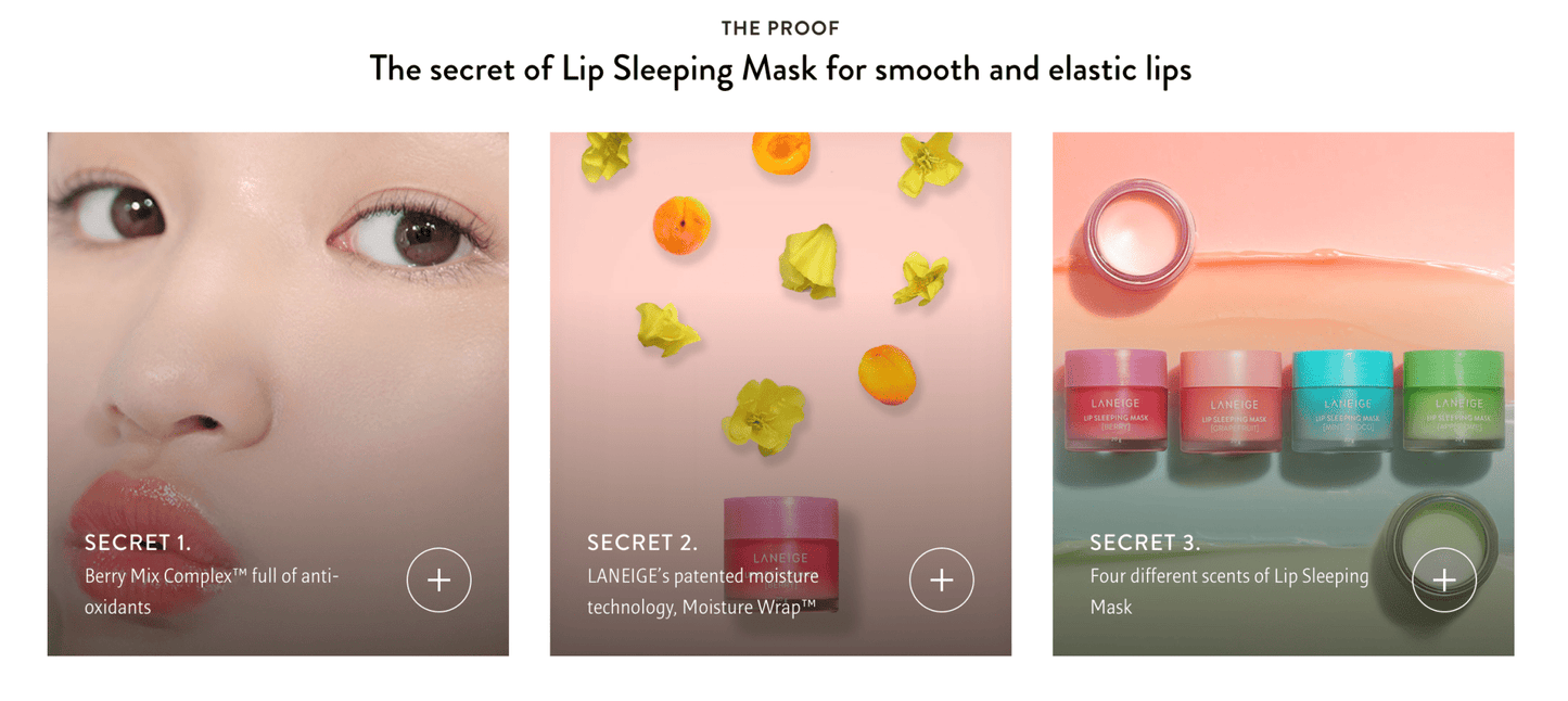 LANEIGE Berry Lip Sleeping Mask 20g - Bare Face Beauty