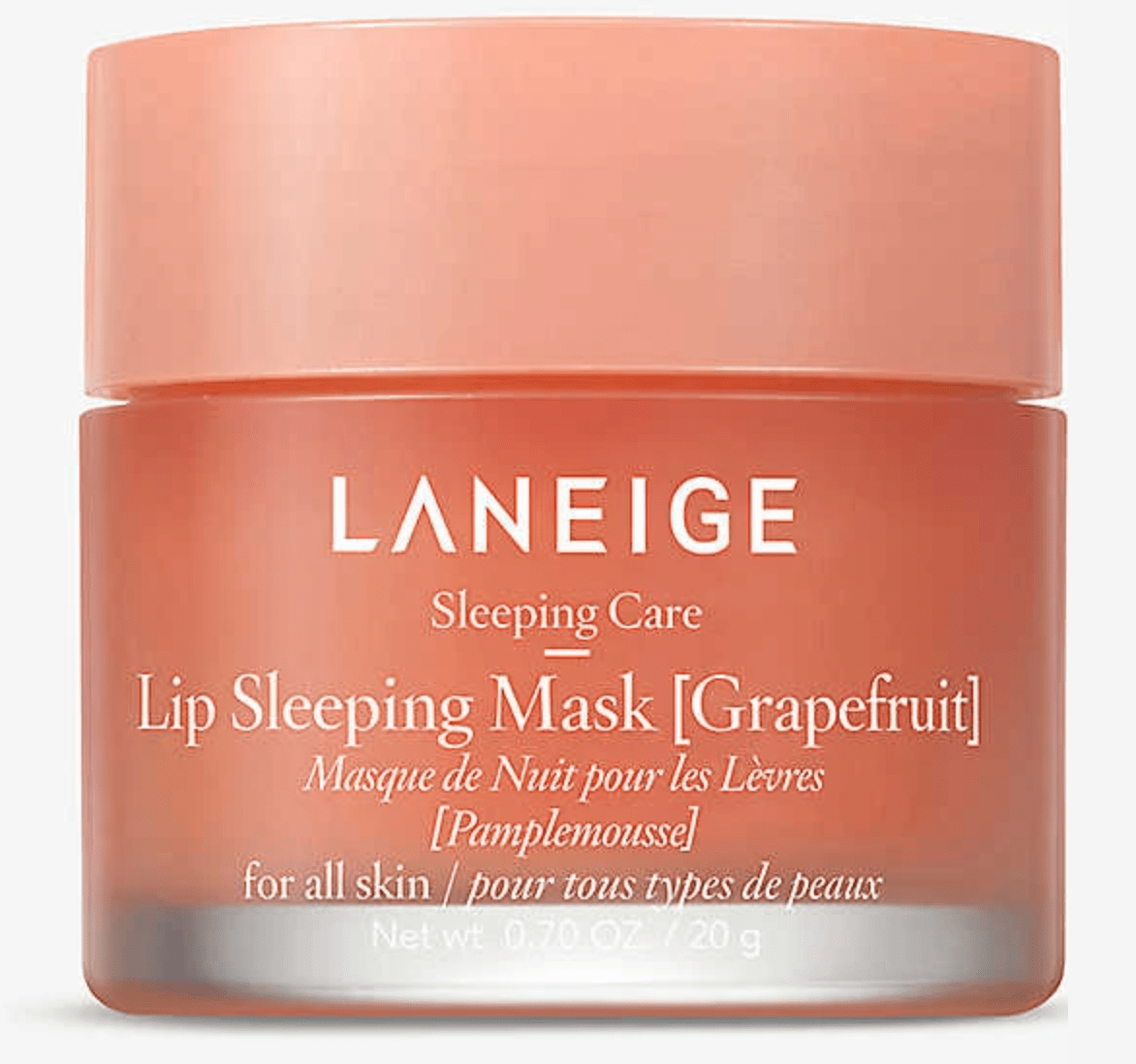 LANEIGE Grapefruit Lip Sleeping Mask 20g - Bare Face Beauty