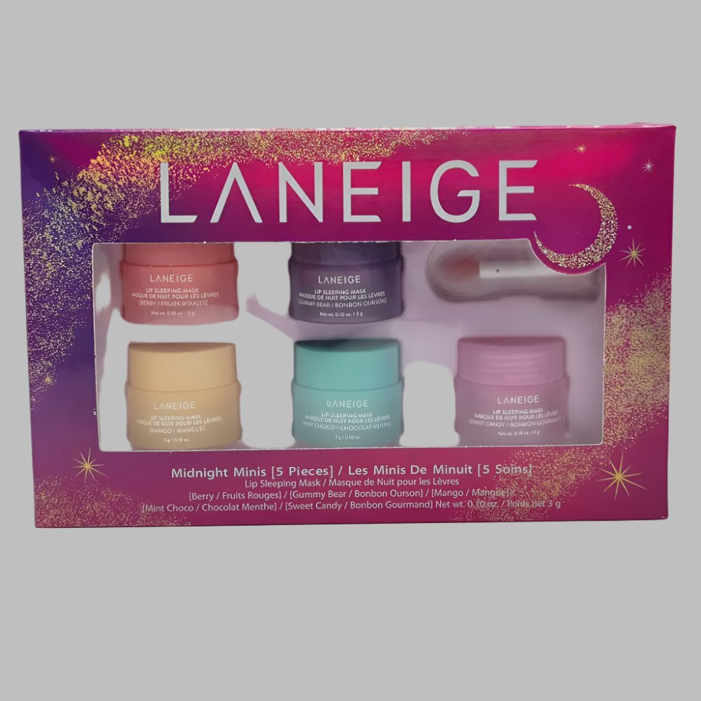 LANEIGE Midnight Minis Set - Lip Sleeping Mask - Bare Face Beauty