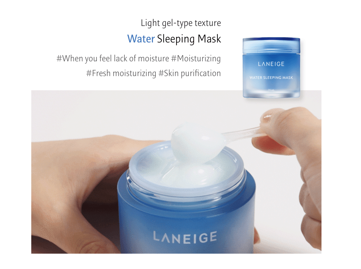 LANEIGE NEW Water Sleeping Mask EX 70ml - Bare Face Beauty