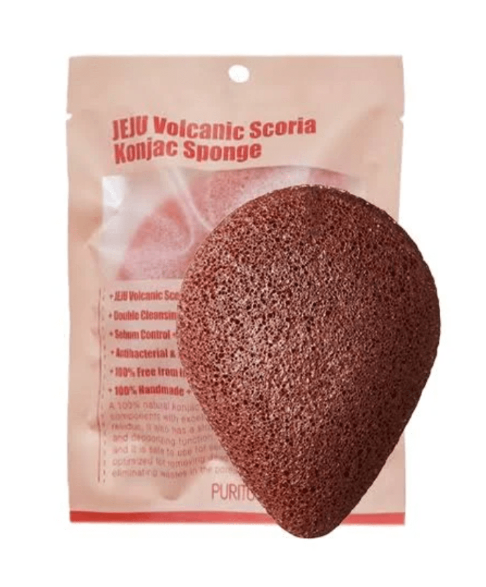 PURITO - Jeju Volcanic Scoria Konjac Sponge - Bare Face Beauty