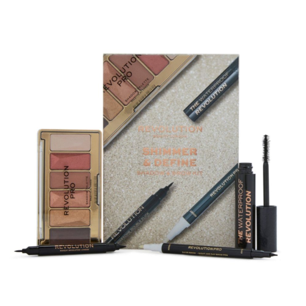 Revolution Shimmer & Define Makeup Gift Set - Bare Face Beauty