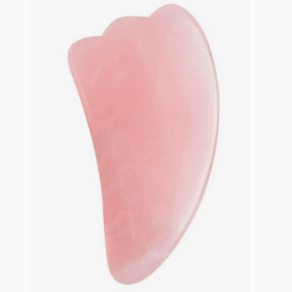 Rose Quartz Gua Sha Scraper Horn - Bare Face Beauty