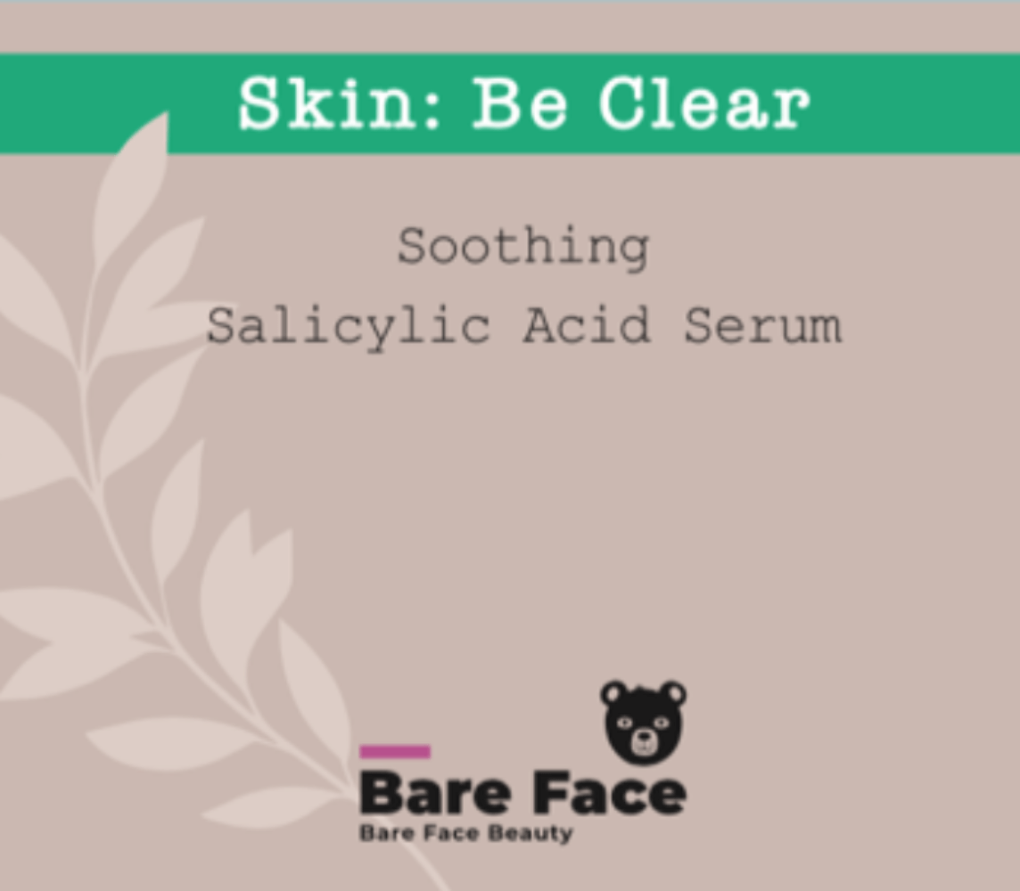 Skin: Be Clear - Soothing Salicylic Serum 30ml - Bare Face Beauty