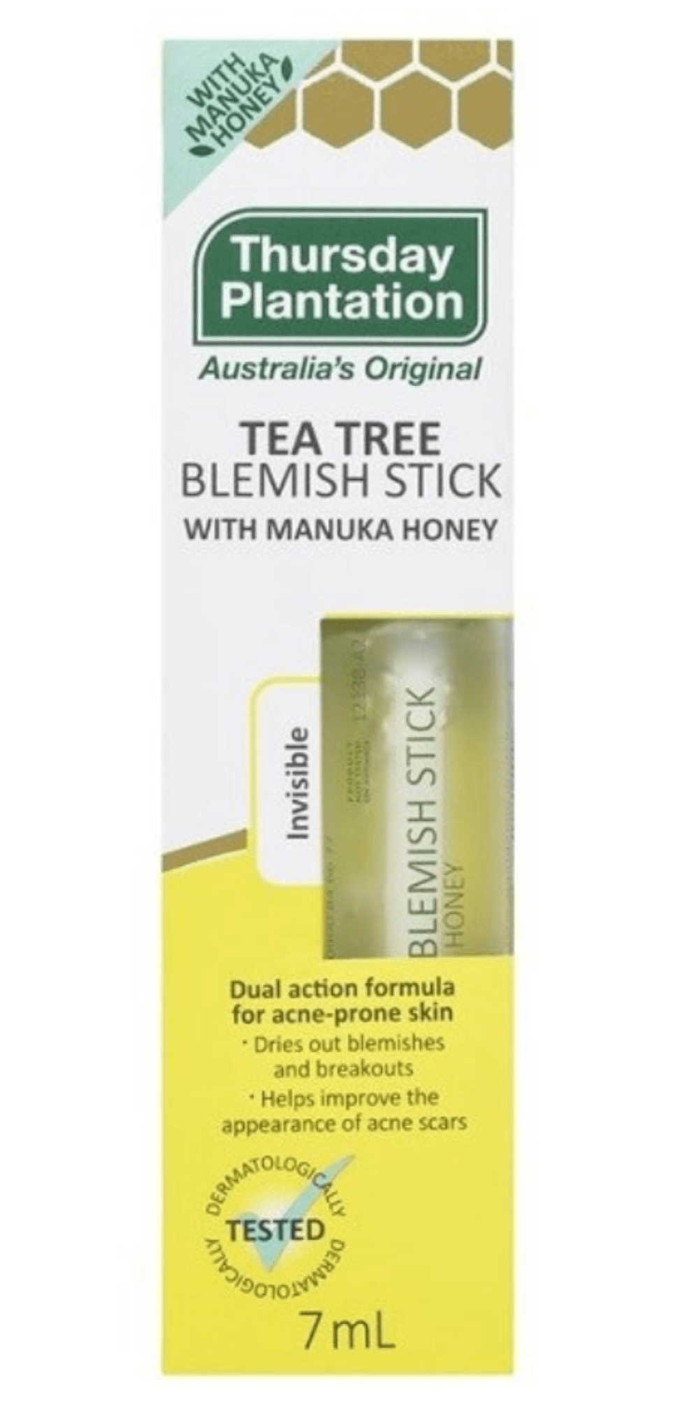 Thursday Plantation Tea Tree Blemish Stick Invisible 7ml - Bare Face Beauty