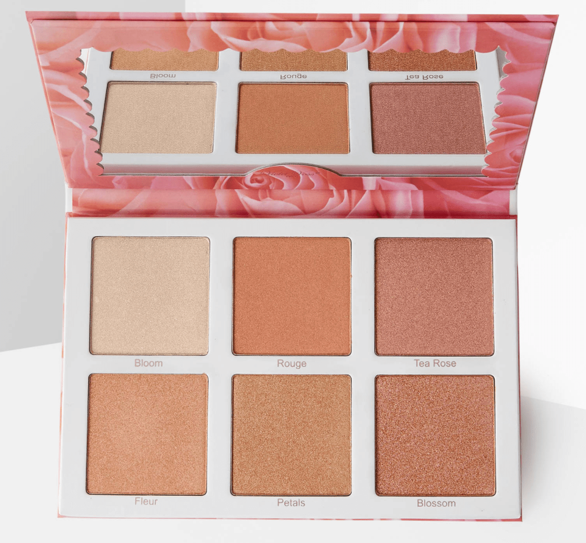 Violet Voss Rose Gold Highlighter Palette - Bare Face Beauty